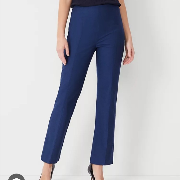 Ann Taylor Pants - NWT Ann Taylor Side Zip Pencil Pant in Polished Denim - dark rinse